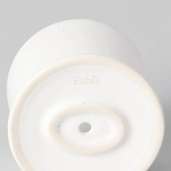 Fable Ceramic Coffee Dripper - Speckled White - Picture 3 of 8
